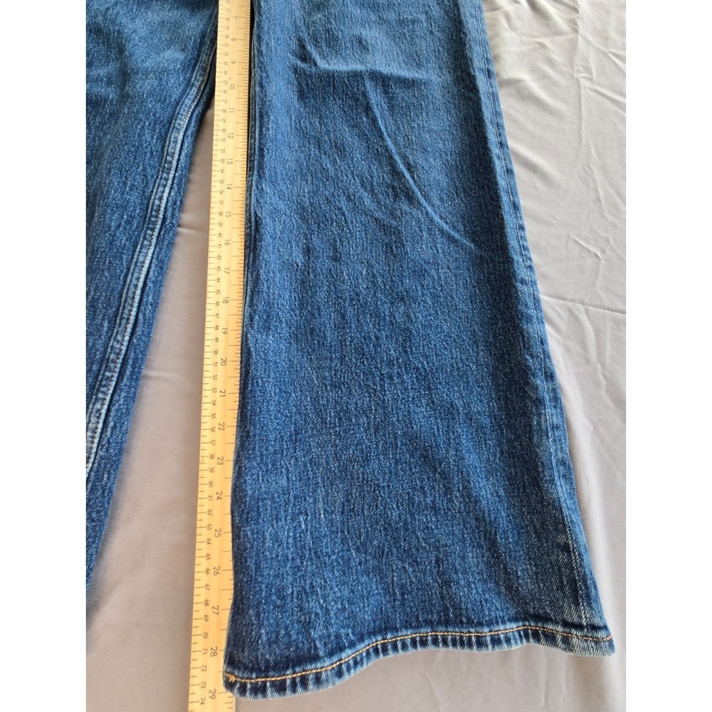 & Other Stories Womens Jeans Sz 28 Medium Wash High Rise Wide Leg Treasure Cut - Picture 15 of 16